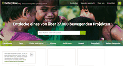 Desktop Screenshot of betterplace.org